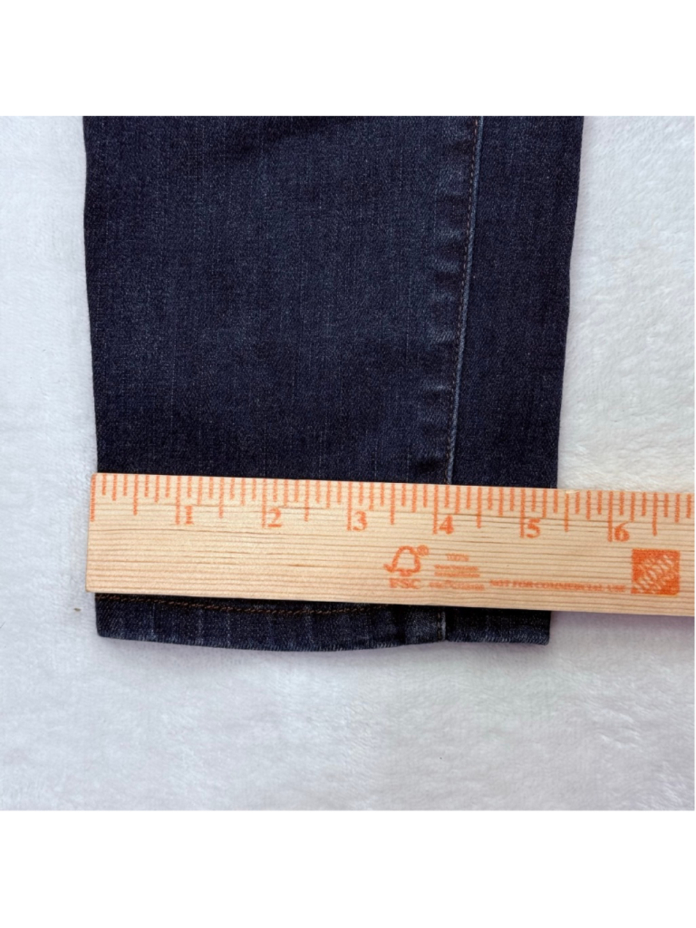 Women's LL Bean Signature Blue Skinny Jeans Size 14 - Picture 12 of 14